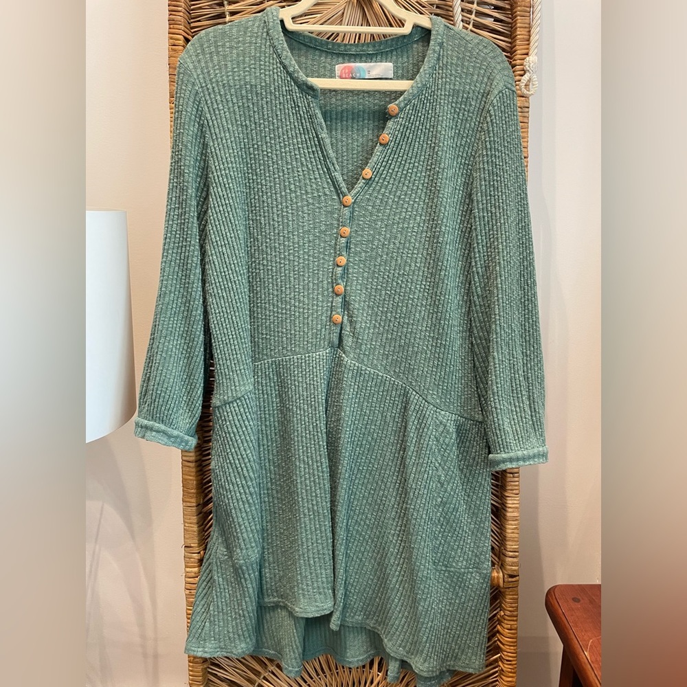 Free People Beach: Blossom Button Up Shirt Dress
